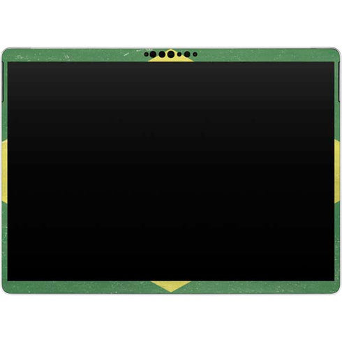 Brazil Flag Distressed Surface Pro 8 Skin